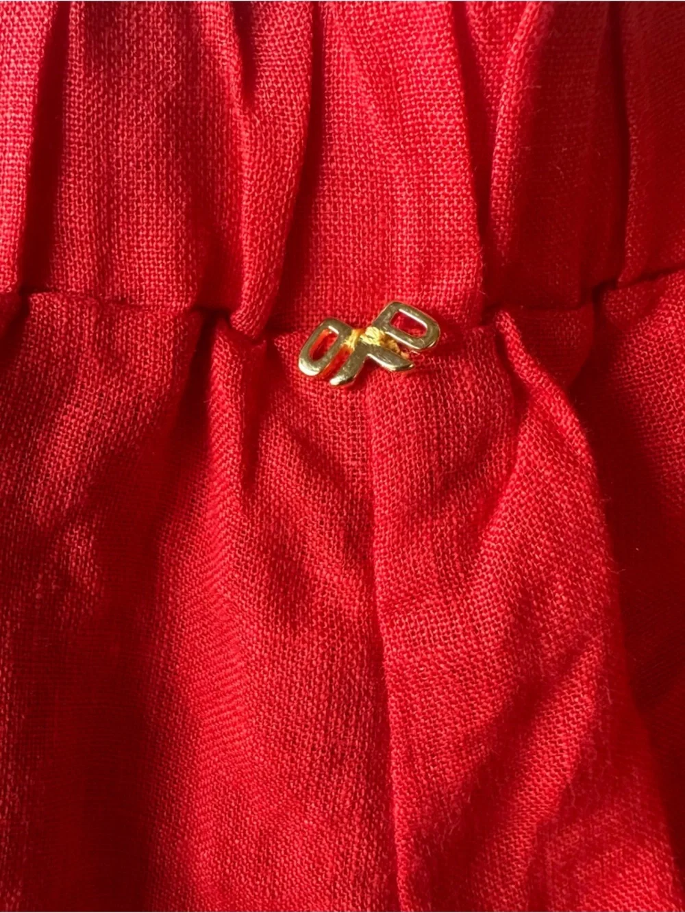 PQ Swim Women’s 100% LINEN Red Shorts Size XS / S Beach Lounge Resort NWOT - Picture 5 of 11